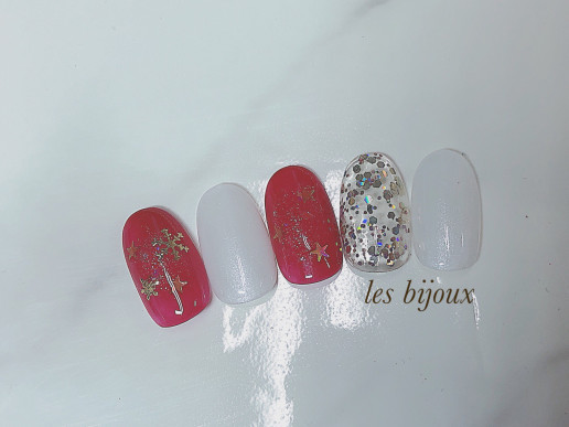 2月シンプルネイルデザイン Les Bijoux