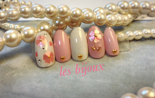 2月シンプルネイルデザイン Les Bijoux