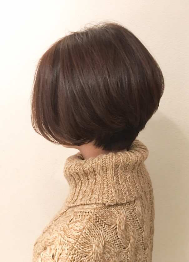 ハイネックにオススメのショートボブスタイル 大阪 京橋でボブスタイルと白髪染めが得意な美容院stella ステラ 総店長 近藤洋の美容ブログ