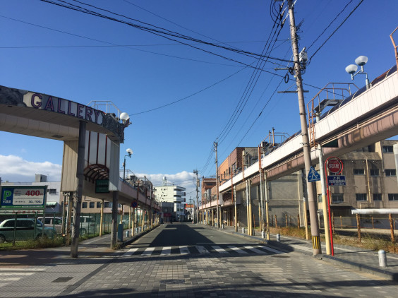 福岡県大牟田市 西鉄新栄町駅界隈 オノエマチカドー