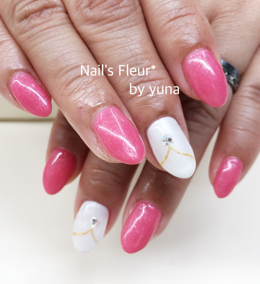 1月新作 ハートモチーフネイル Nail S Fleur