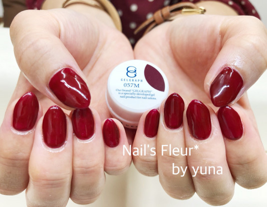 ワンカラー ねいるんるんのボルドーはこちら Nail S Fleur ワンカラー ねいるんるんのボルドーはこちら Nail S Fleur