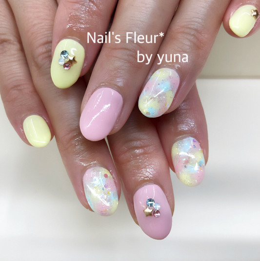 春に人気のパステルネイル Nail S Fleur