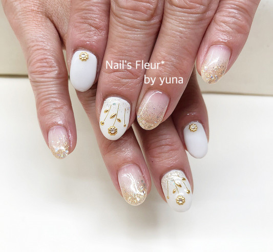 ワイヤーフラワーネイル Nail S Fleur