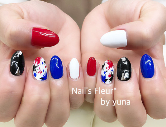 5月新作 ペンキ風 Nail S Fleur