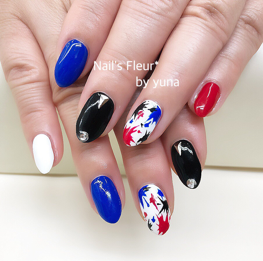 5月新作 ペンキ風 Nail S Fleur