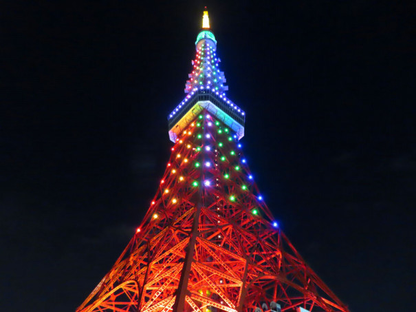 年11月8日 東京タワー 皇嗣殿下 立皇嗣奉祝ライトアップ Towerup