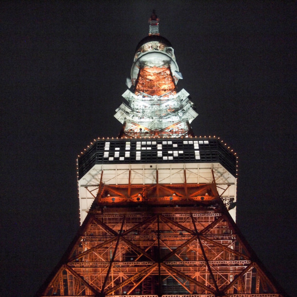 16年9月25日 東京タワー Wfgt 窓文字照明 Towerup