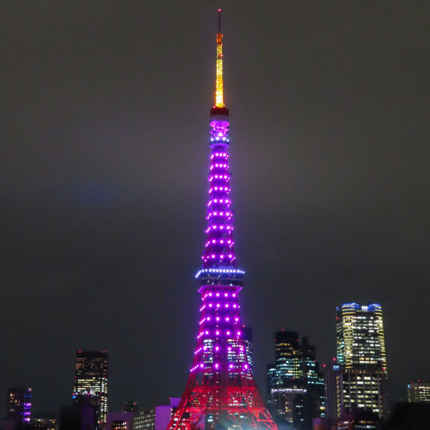 年12月14日 東京タワー イベントコラボ ライトアップ Towerup