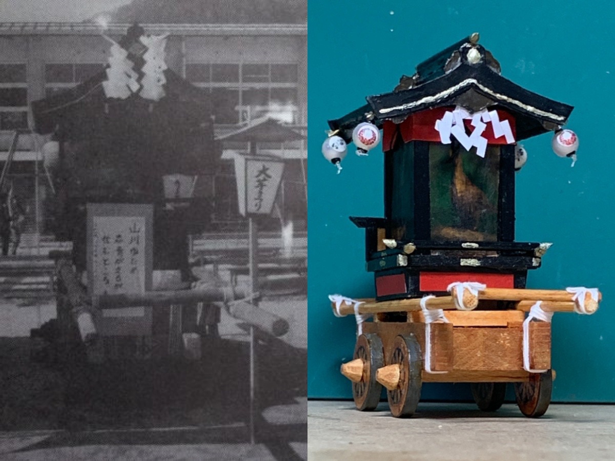 山車模型 小原梅田神社、藤坂春日神社7 完成！ | 虎と金魚と祭り