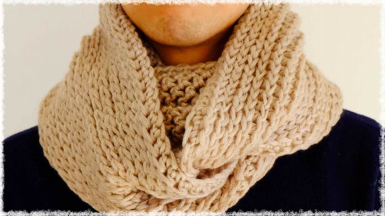 動画 ニット風かぎ編みスヌードの編み方 彼編み Cowls For Him