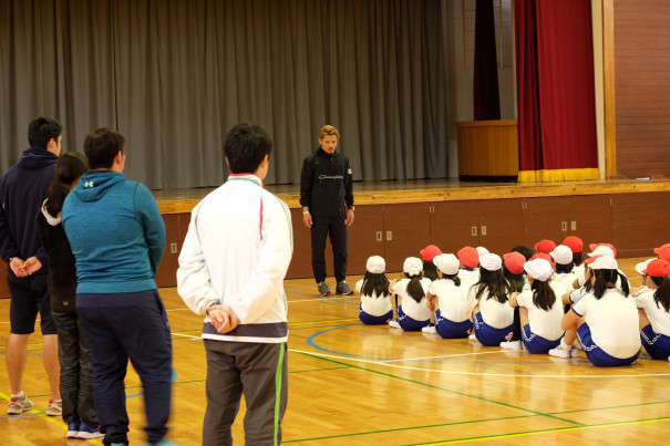 流山市立流山北小学校にて運動能力向上講習会 Rikiya Saruyama Official Website