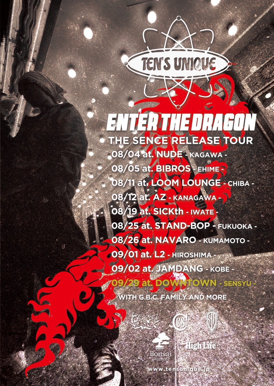 2023.09.29 (Fri) TEN'S UNIQUE 4th Album『THE SENSE』RELEASE TOUR 