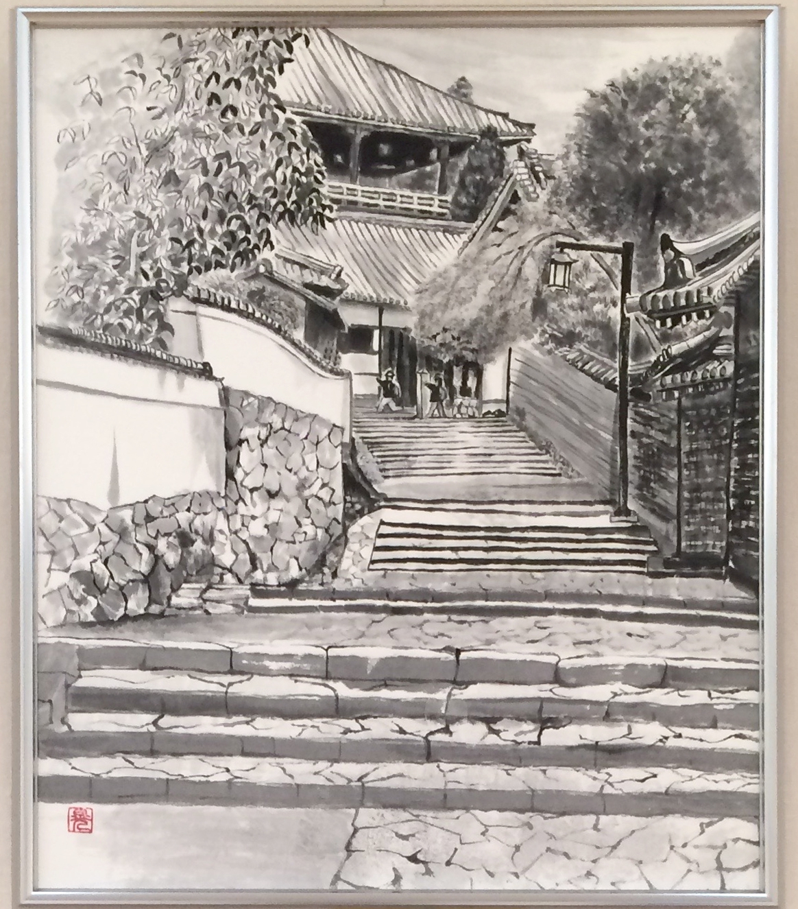 水墨画〜参道〜 水墨画〜参道〜