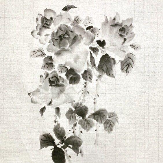 水墨画チャンネル Youtubeすみする動画 057 薔薇を描く 荒井水墨画教室ホームページ 水墨画チャンネル Youtubeすみする動画 057 薔薇を描く 荒井水墨画教室ホームページ