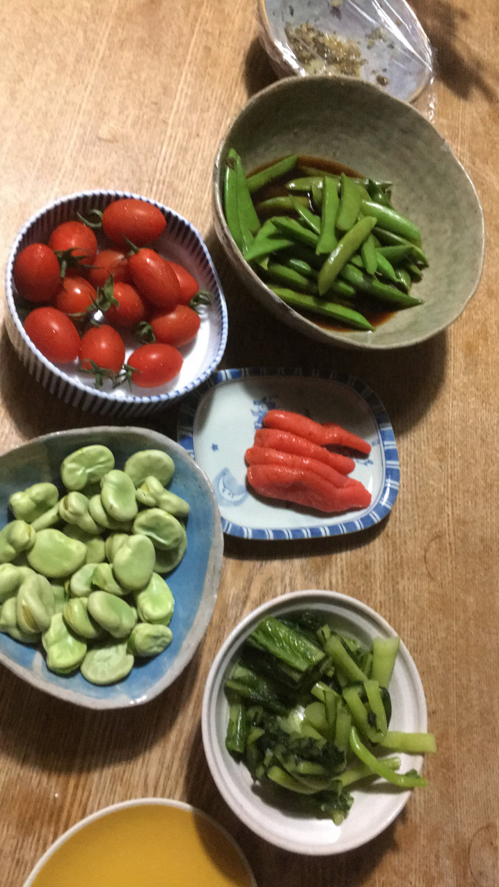 きたぜ 夏野菜シーズン 臨時休業してました 階段上った美容室しろくまぱんだ