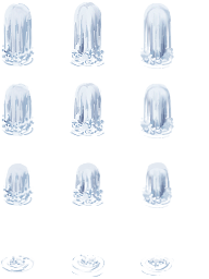 噴水系 間欠泉キャラチップ 白黒洋菓子店 噴水系 間欠泉キャラチップ 白黒洋菓子店