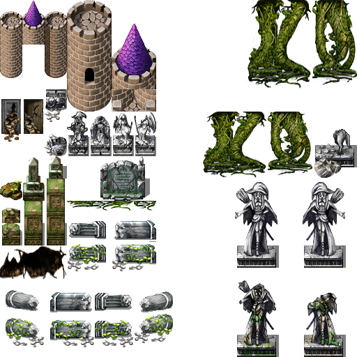 遺跡系タイルセット 白黒洋菓子店