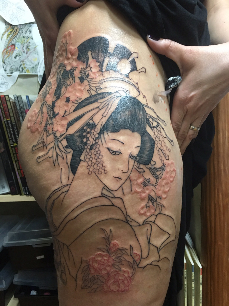 花魁 Black Needle Tattoo