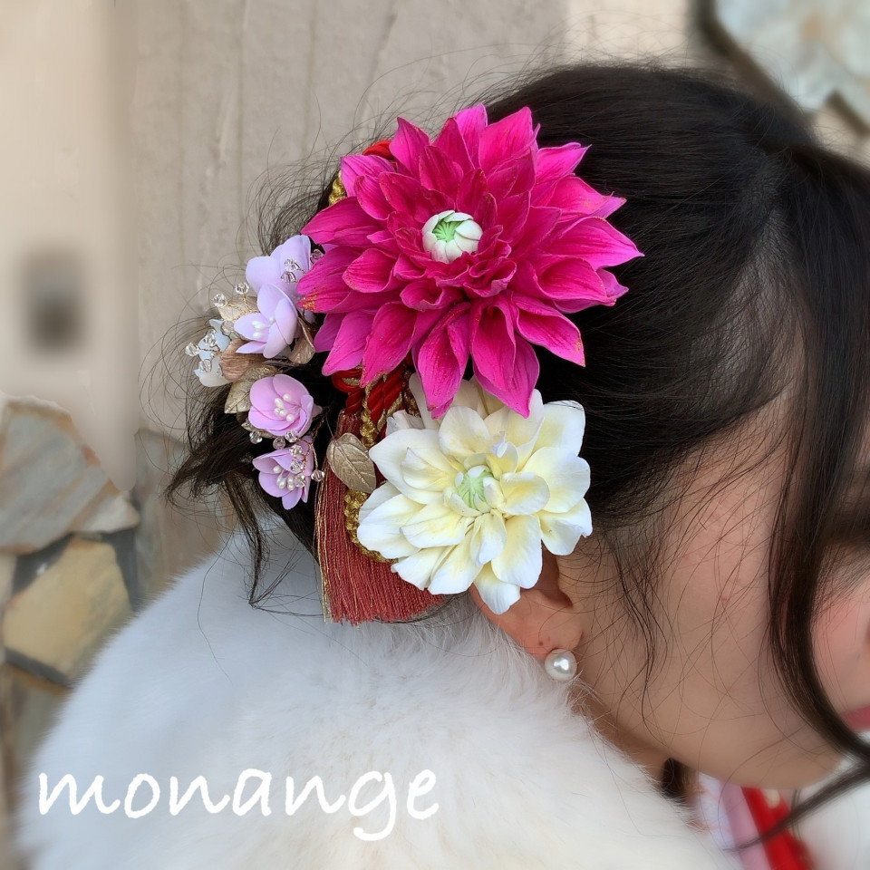 クレイの髪飾り Monange モナンジュ クレイの髪飾り Monange モナンジュ