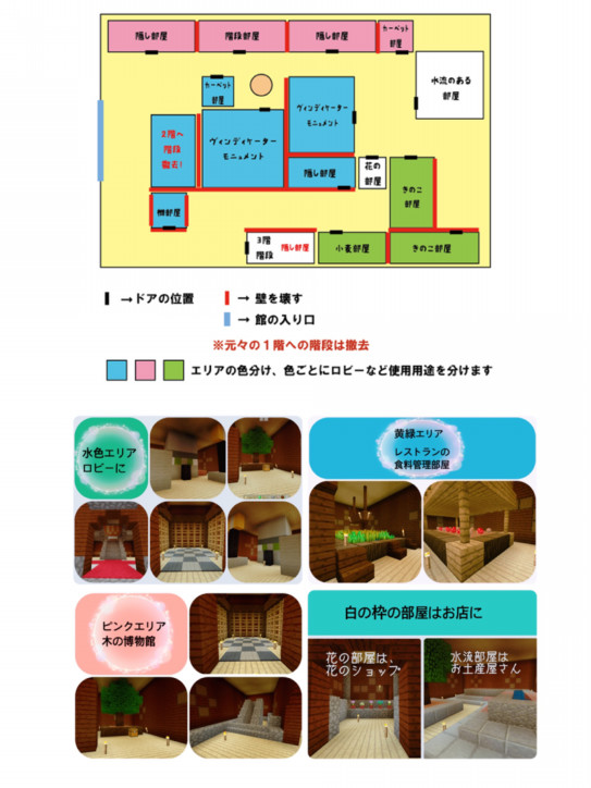 125頁 洋館１階を完成させるために 小さな家を建ててジャングル探し開始ガオ ２つ目ネザー要塞発見 Nohohon Minecraft