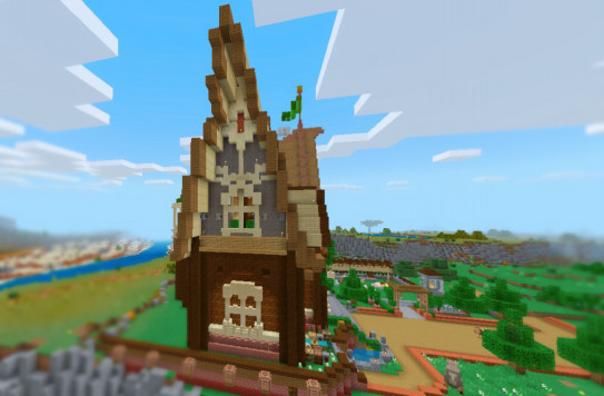 152頁 番外編 サイ店長のカフェを作ってみた サバイバルで可能な外観と庭などのデザイン Nohohon Minecraft