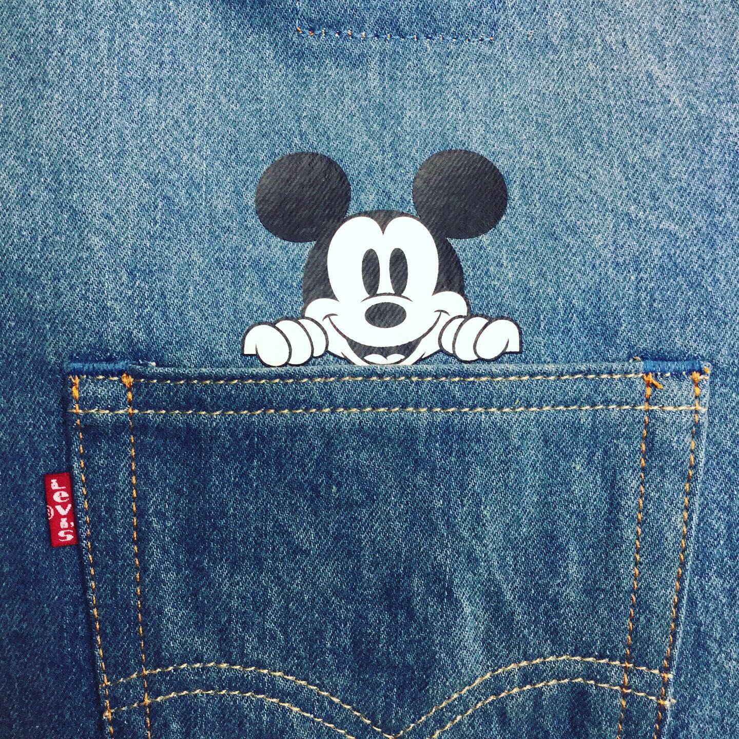 levi's mickey mouse tote bag