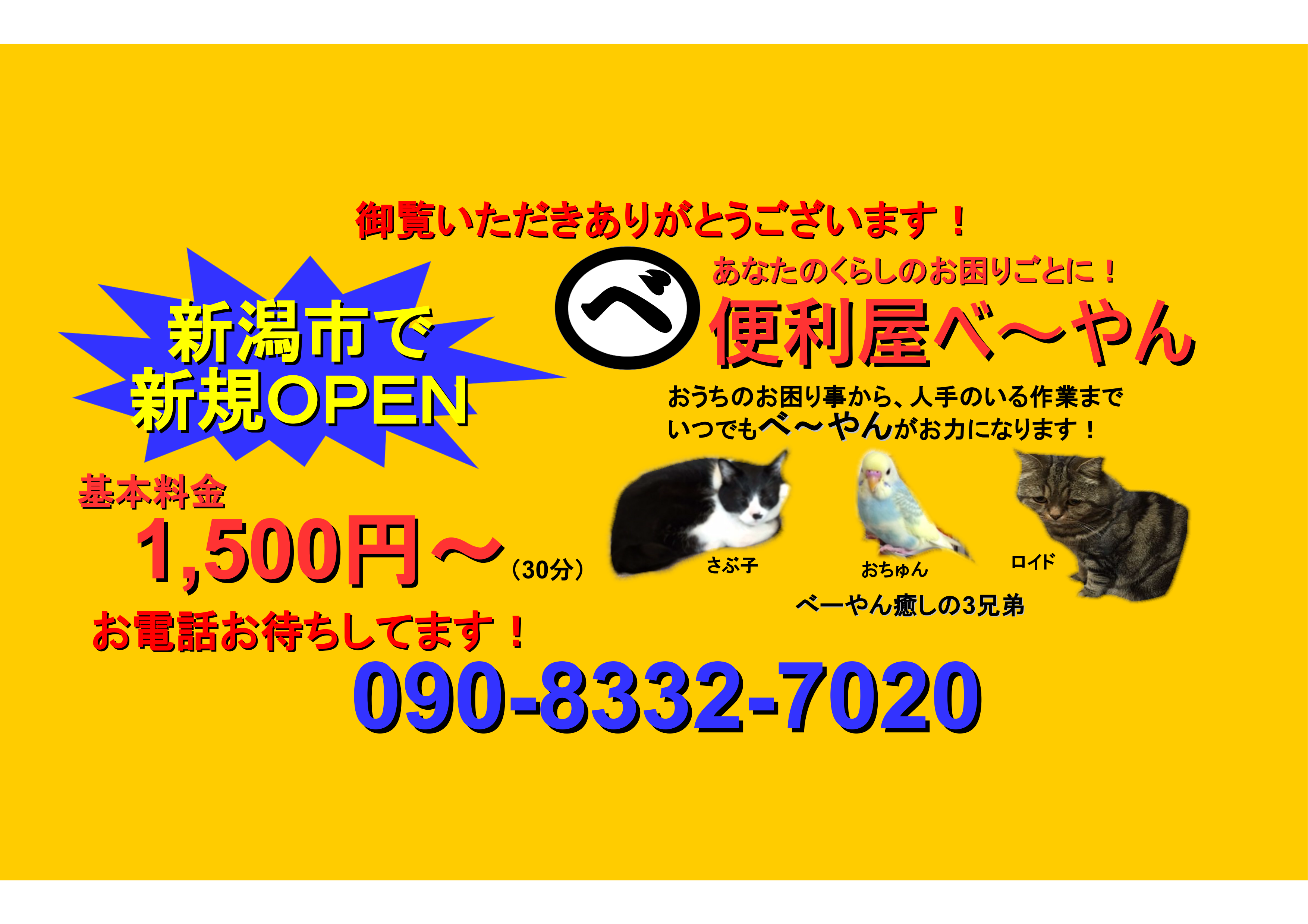 便利屋べーやんのの写真(新潟県新潟市西区)