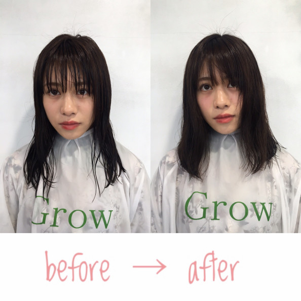 鎖骨ミディ Cut Before After Gardenharajyuku Top Stylist 細田真吾