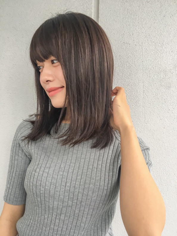 鎖骨ミディ Cut Before After Gardenharajyuku Top Stylist 細田真吾