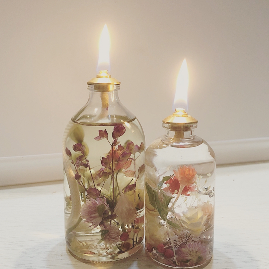 キャンドル教室］ハーバリウム オイル キャンドル | Plants and candle