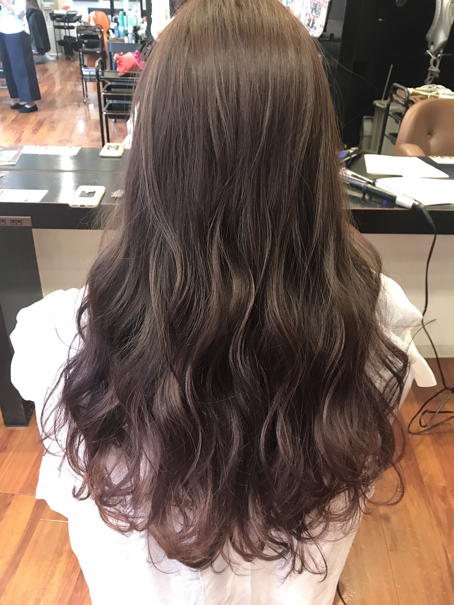 お客様Style#スモーキーピンクグラデーション | colorist×kanae