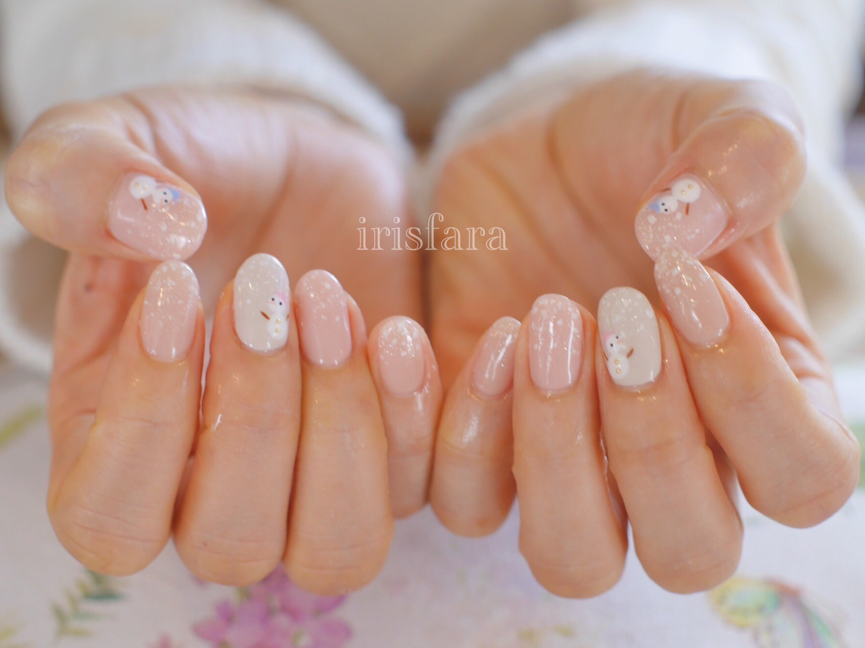 ゆきだるま Nail Salon Iris Fara ネイルサロンイリスファーラ 国立市 心を満たすネイルを指先に