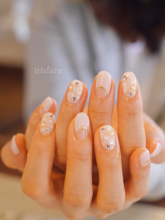 秋のシェルネイル Nail Salon Iris Fara ネイルサロンイリスファーラ 国立市 心を満たすネイルを指先に