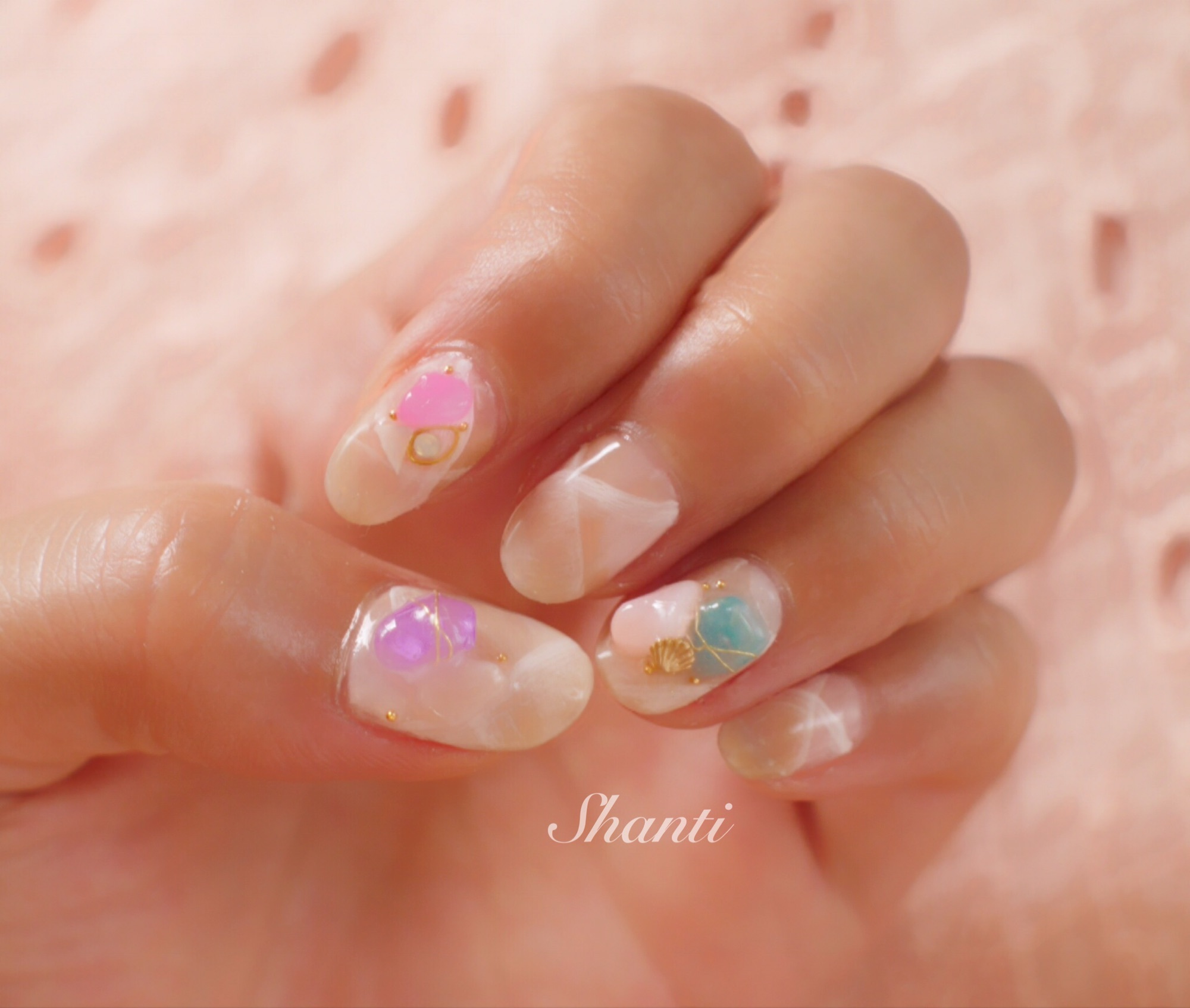 天然石 Nail Salon Iris Fara ネイルサロンイリスファーラ 国立市 心を満たすネイルを指先に