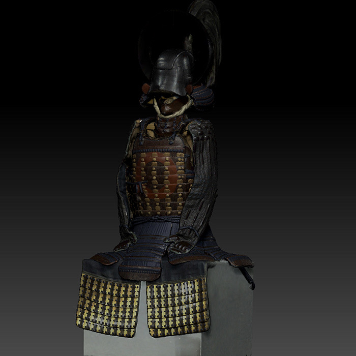 黒田長政 武将 戦国 甲冑 兜 フィギュア 3Dプリント模型（戦国