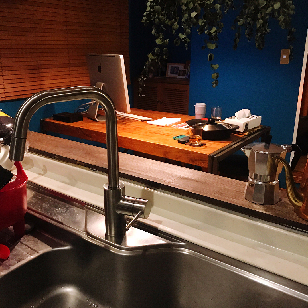 自宅に IKEA のキッチン水栓を取付 | Four-Life