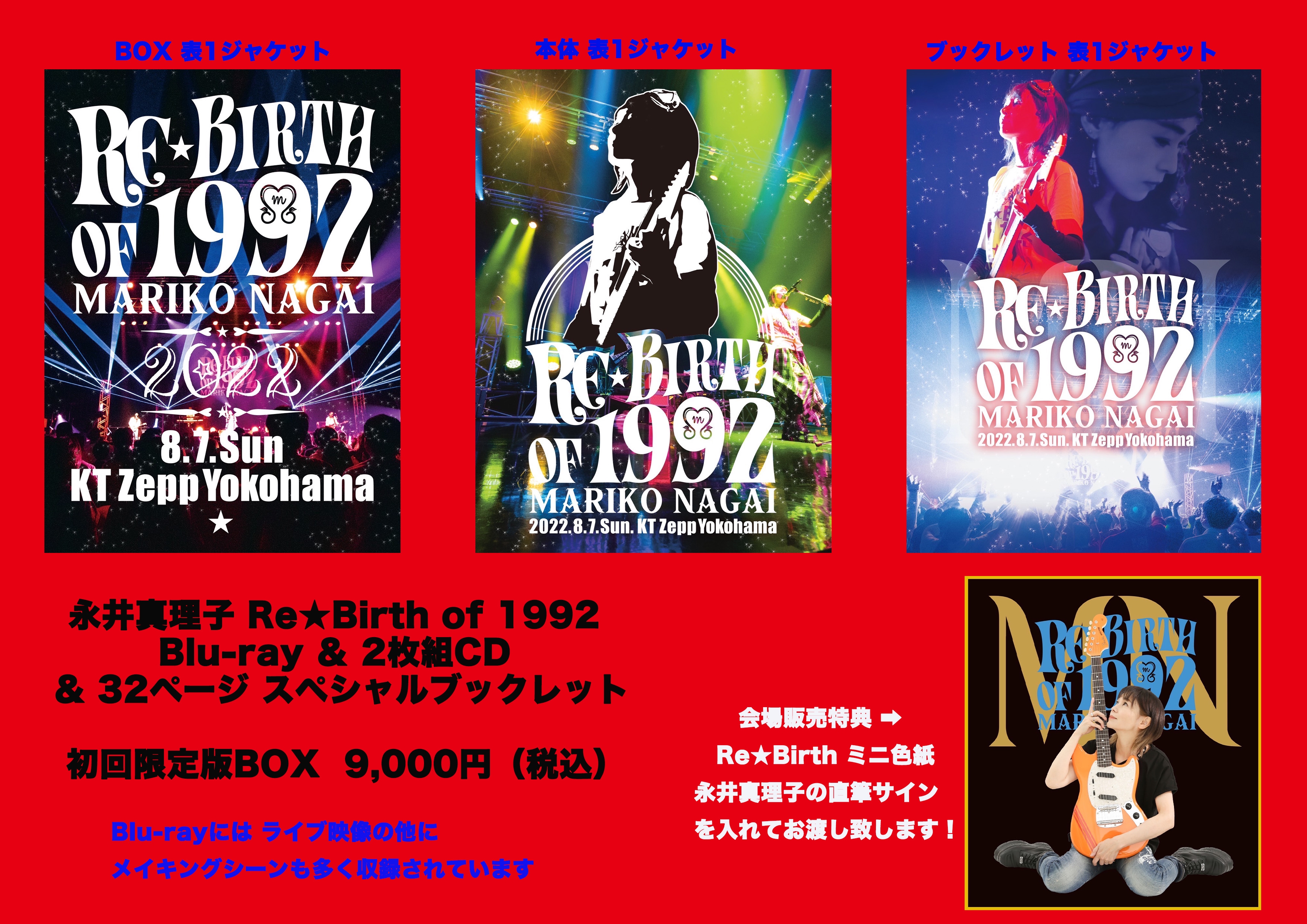 永井真理子 Re-Birth of 1992 チケット-