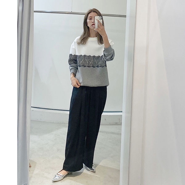 Sov. / レースダンボールニットプルオーバー | Co * BLOG