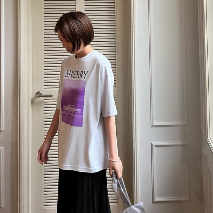 GREED INTERNATIONAL Oh Sherry Tシャツ White GREED INTERNATIONAL Oh Sherry Tシャツ White