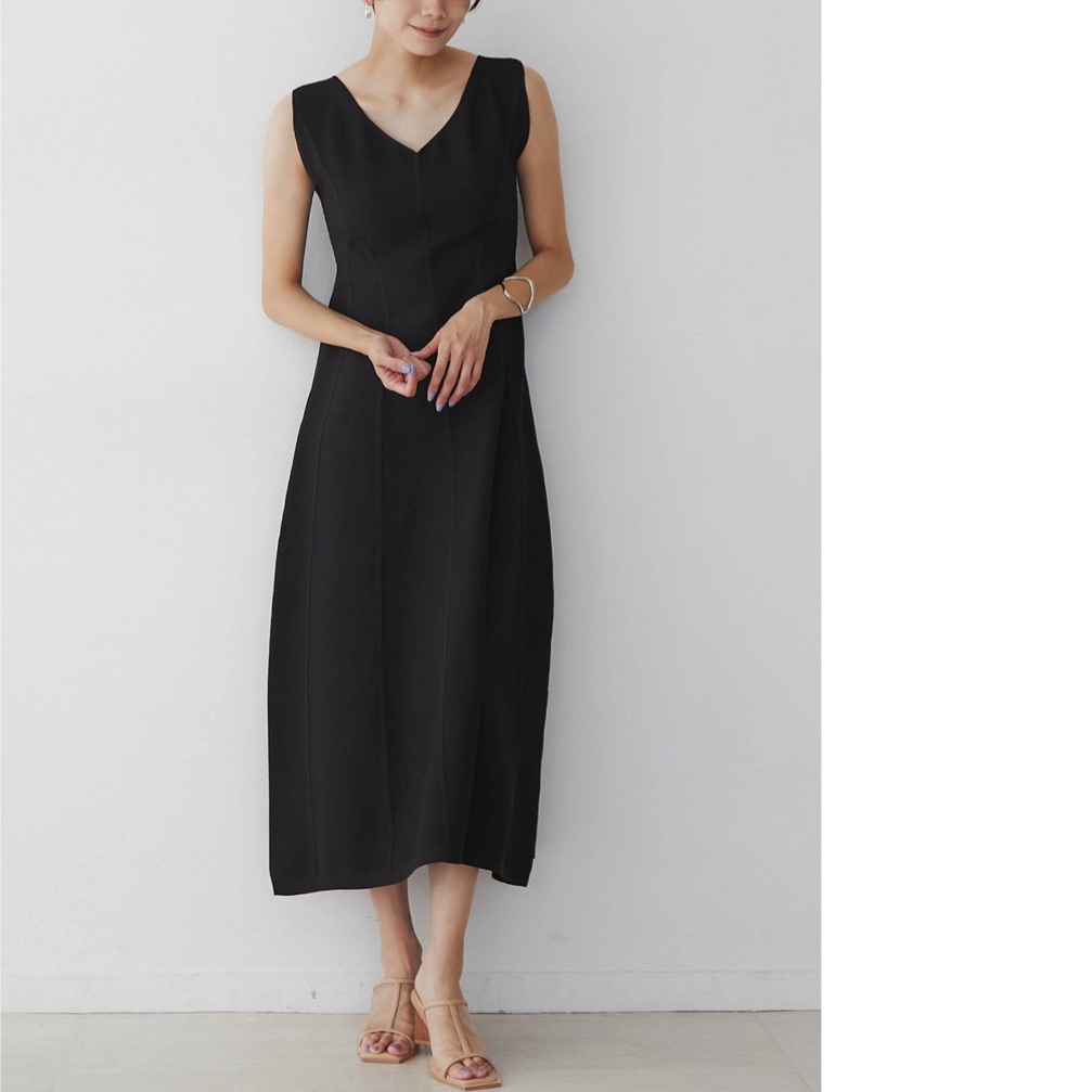 【LAHAINAMOON】ホルダーネックワンピース_lahaina-0003-hibiscus-khaki