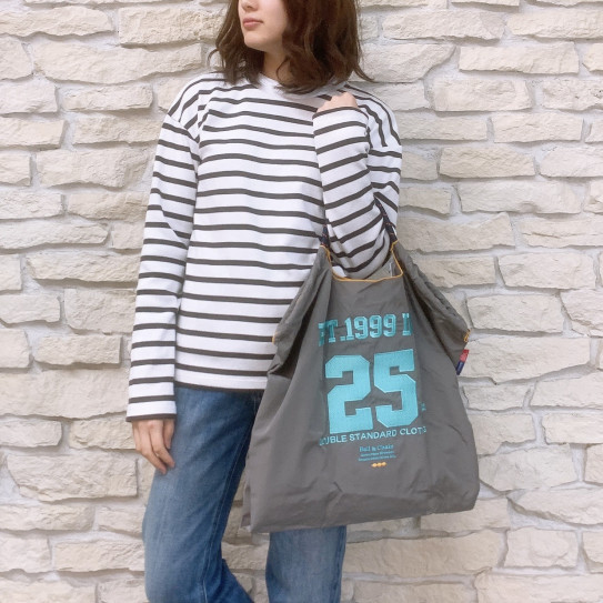 新品】ダブスタ×Ball&Chain/ベアショルダーバッグサックスブルー 
