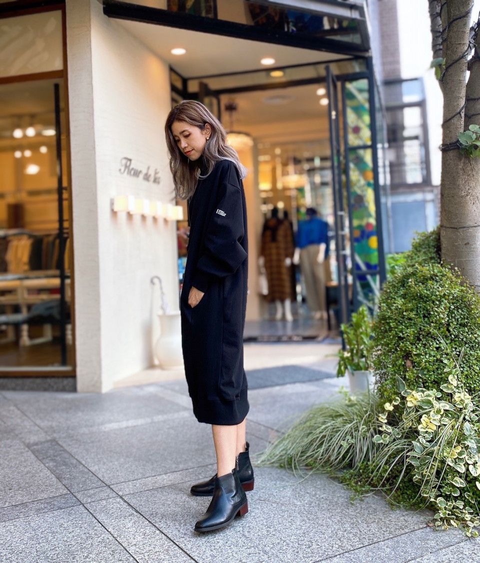 ESSENTIAL/ ヘビー裏毛コクーンワンピース | Co * BLOG