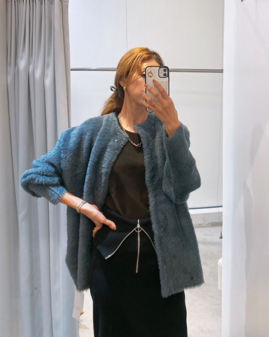 LAGUNAMOON シャギーニットカーディガン | Co * BLOG