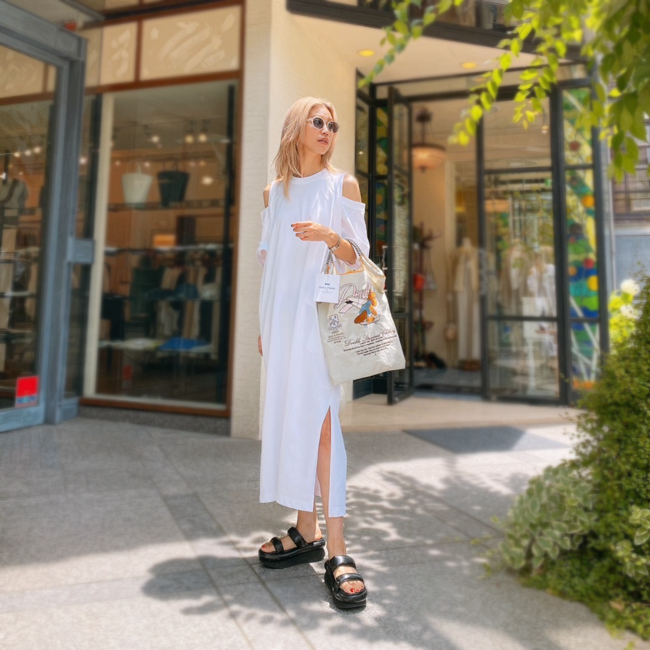正規品 ESSENTIAL / カットアウトワンピース ダブスタ 強撚カットアウトワンピース | Co * BLOG