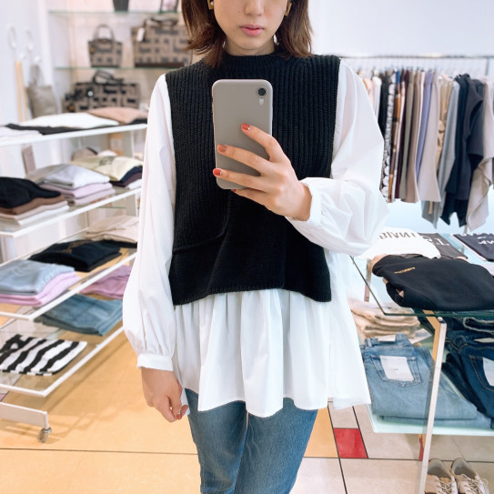 PASSIONEニットドッキングブラウス | Co * BLOG