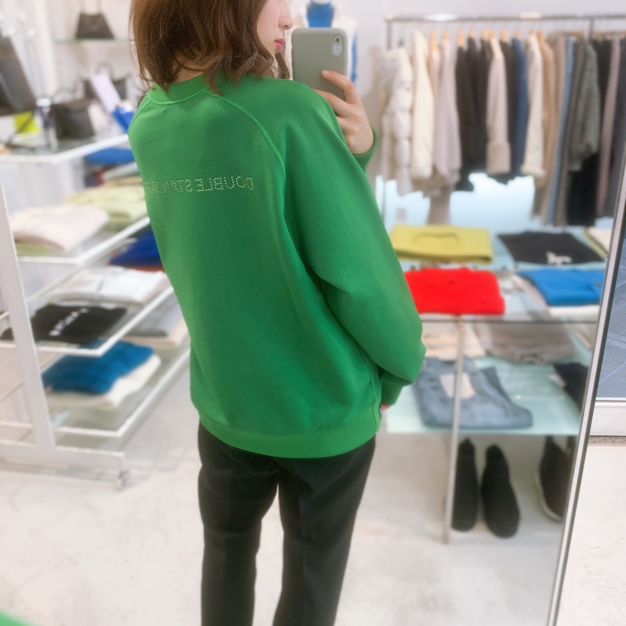 ダブスタ ラインストーンロゴトレーナー | Co * BLOG