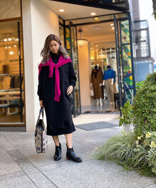 ESSENTIAL/ ヘビー裏毛コクーンワンピース | Co * BLOG