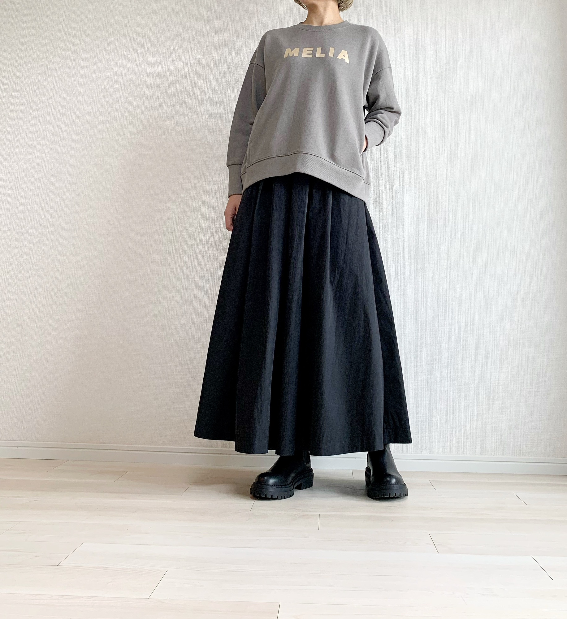 【siro de labonte 25 AW vol.2】tuck easy pants