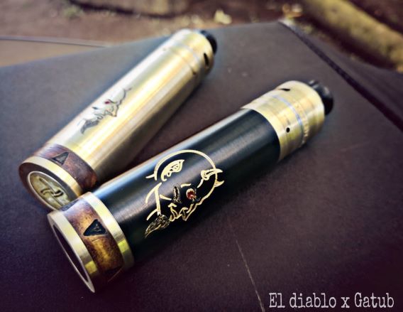 VAPE メカニカル MOD TUBE Bellwether アトマイザー 付き